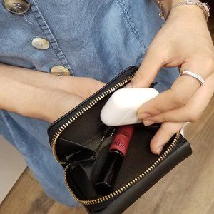 WOMEN'S SOFT LEATHER TRIFOLD MINI WALLET PURSE